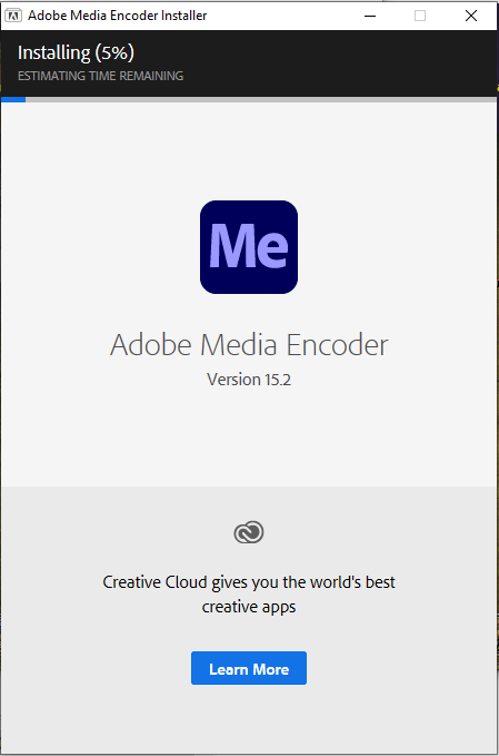Adobe Media Encoder CC 2021